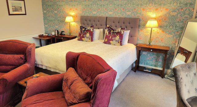 Номер Luxury Luxury Bed And Breakfast at Bossington Hall in Exmoor, Somerset