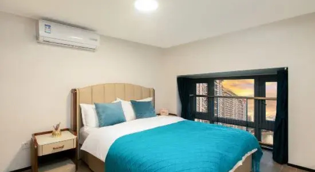 Люкс Дуплекс с 3 комнатами с видом на сад Yiduo Scenic Apartment (Danzhou Ocean Flower Island)