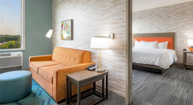 Двухместный люкс c 1 комнатой Home2 Suites By Hilton Omaha Un Medical Ctr Area