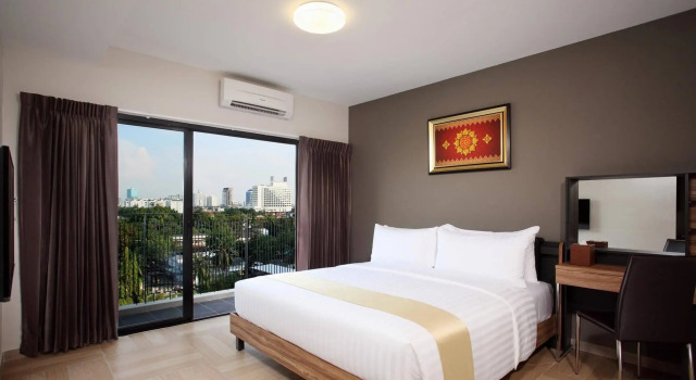 Двухместный люкс c 1 комнатой Chiva Bangkok Hotel
