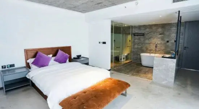 Люкс с 2 комнатами с красивым видом из окна Yan Ru Light Luxury Holiday Hostel