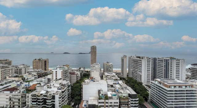 Апартаменты (1402) 2 Suítes, Vista para o Mar e Cristo