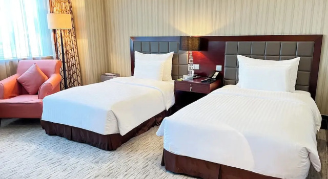 Двухместный номер Deluxe с видом на озеро Wuhan Jin Jiang International Hotel