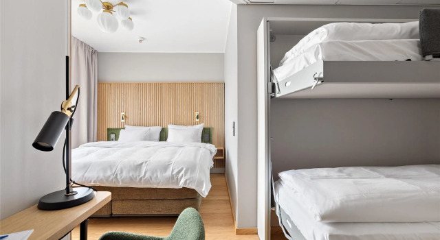 Двухместный семейный номер Standard Best Western Plus Savoy Lulea