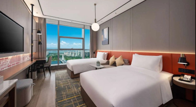 Двухместный номер Standard с видом на реку Hilton Garden Inn Taiyuan Binhe