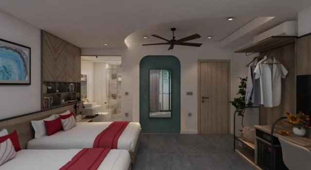 Трёхместный номер Deluxe Aaron Boutique Hotel