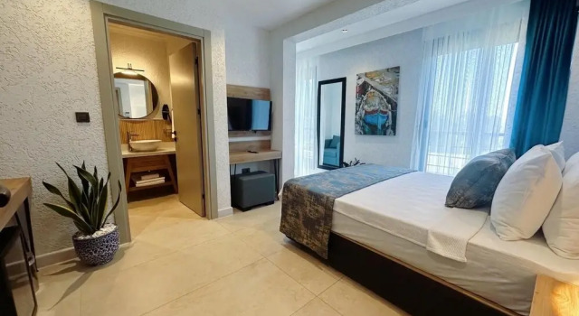Номер Superior с частичным видом на море Taga Hotel