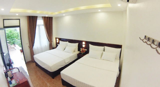 Четырёхместный номер Standard Tam Coc Victoria Hotel