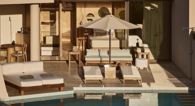 Вилла Olives & Sea с 3 комнатами с видом на гавань St. Nicolas Bay Resort Hotel & Villas