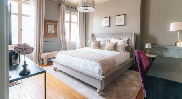 Двухместный номер Deluxe с балконом и с видом на город Le Clos dEmile - Centre ville