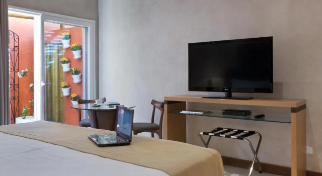 Двухместный номер Deluxe с балконом и с видом на сад Abayomi Hotel
