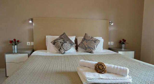 Студия с видом на море Galini Beach Studios and Penthouse