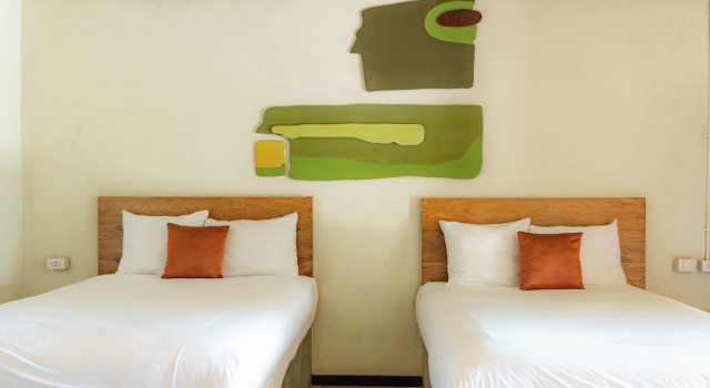 Четырёхместный номер Superior с балконом и с частичным видом на океан Mía Tulum Beachfront Resort - Ocean View Suites and Beach Club