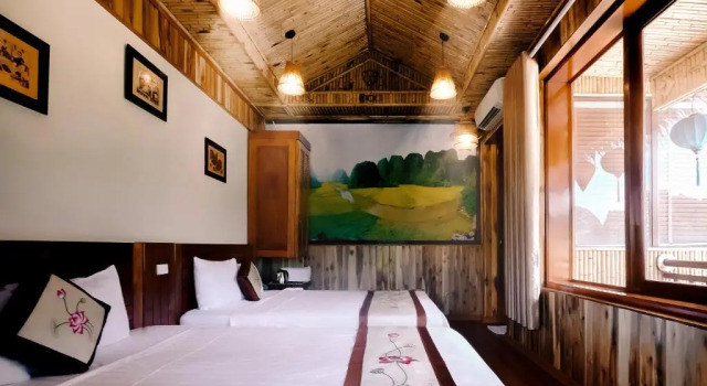 Семейный номер Standard с балконом Mua Caves Ecolodge