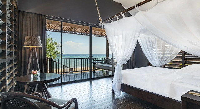 Семейное бунгало с балконом и рядом с пляжем The Boathouse Pulau Tioman