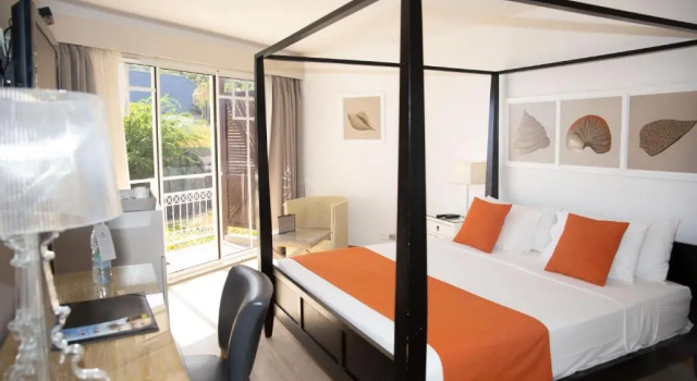 Номер Deluxe с частичным видом Villa Hibiscus sur la plage de Boucan-Canot
