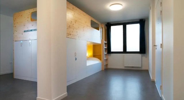 Кровать в общем номере Edd Hostel