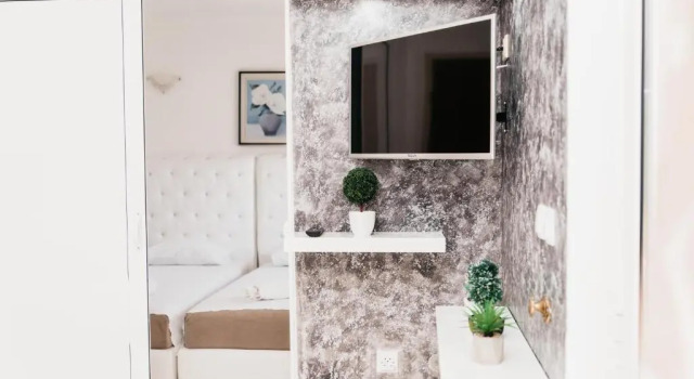 Апартаменты с 2 комнатами с частичным видом на море Apartments Panorama Alaj