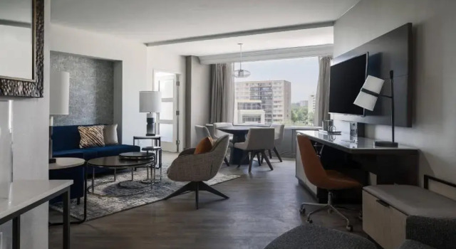 Люкс c 1 комнатой AC Hotel by Marriott Arlington National Landing