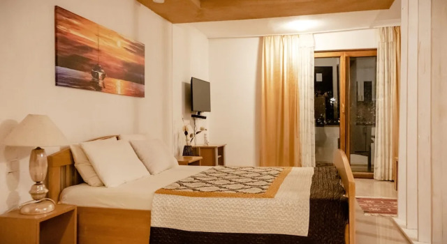 Студия с красивым видом из окна Bivalvia Apartments