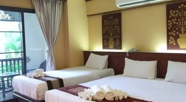 Семейный номер Deluxe с балконом PhoomThai Garden