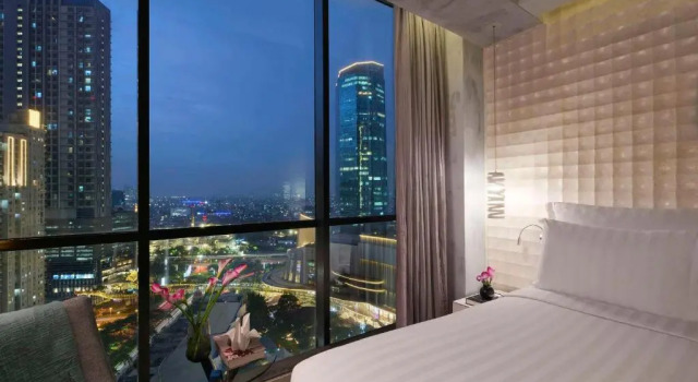 Deluxe Doppel Zimmer mit Blick auf den Park Pullman Jakarta Central Park
