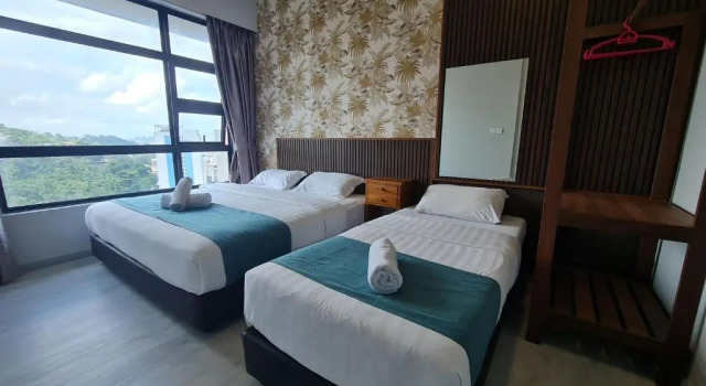Апартаменты с видом на море Sunset Seaview Vacation Condos @ Jesselton Quay