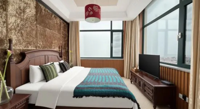 Семейный люкс с видом на море Daludao Hanamizumu Hotel