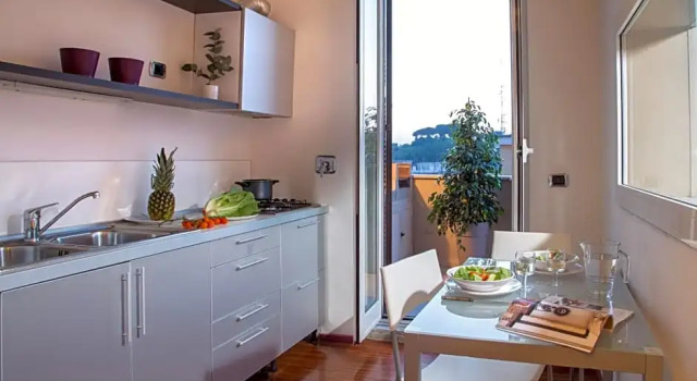 Camera tripla Deluxe con vista sulla città Roma Dreaming ApartHotel