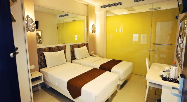 Superior Twin room Pyrenees Jogja Hotel