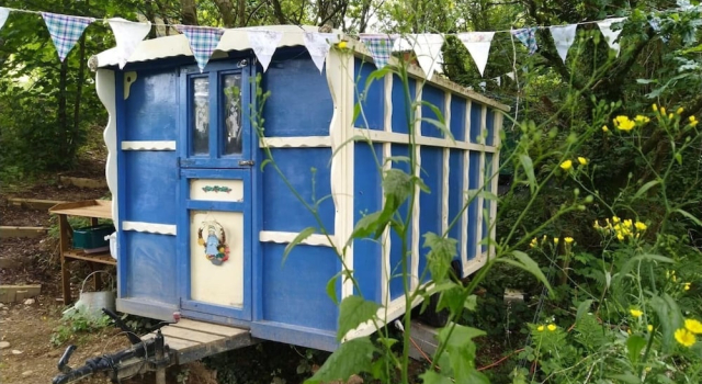 Pilgrims Shepherd's Hut - Goosewell Glynn Glamping
