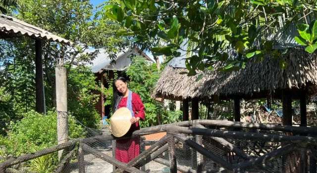 Бунгало с видом на сад Ngoc Phuong Homestay