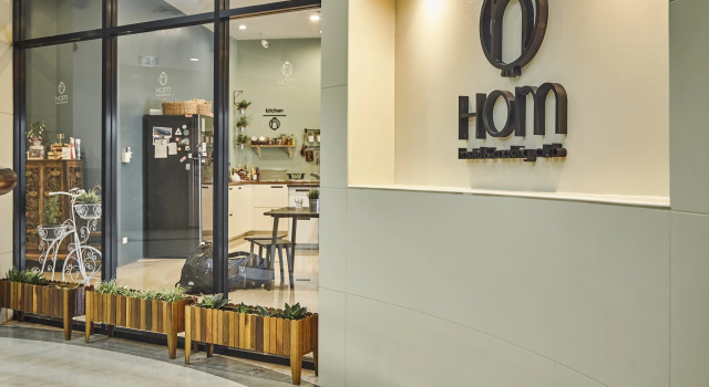 Кровать в общем номере Hom Hostel & Cooking Club