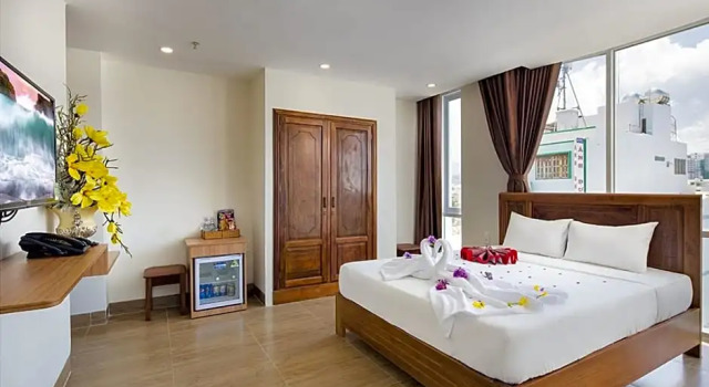 Двухместный номер Deluxe Trường Thịnh Hotel