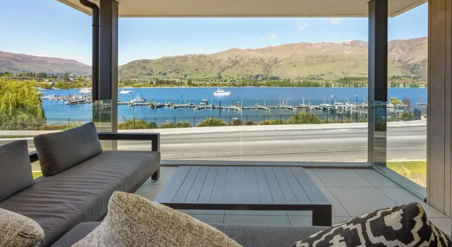 Апартаменты Deluxe c 1 комнатой с балконом Marina Terrace Apartments, Wanaka