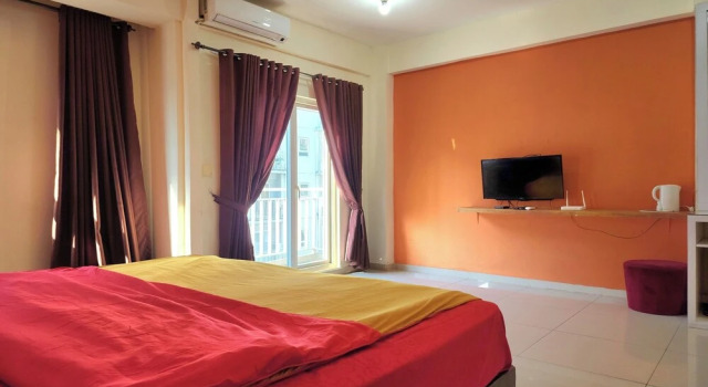 Executivo quarto Queen Room 2 @ Grand Center Point Apartment