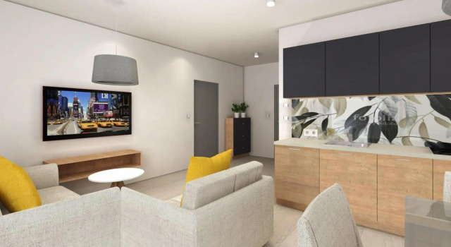Modern 2-room Apartment in the new Apartment Complex, Grzybowo, Забронировать Апартаменты/квартира Апартаменты Kolobrzeg Region, Апартаменты/квартира