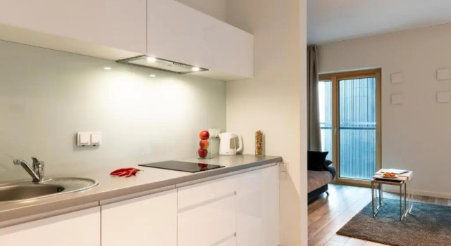 Студия Warsaw Night Apartments Mennica Residence