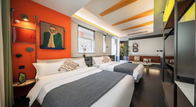 Двухместный семейный номер Standard Xiamen Yidu Trendy Homestay