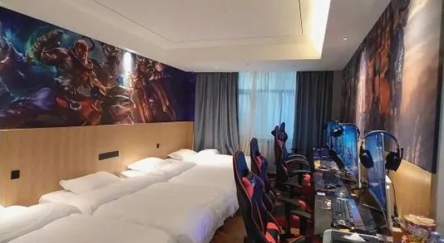 Кровать в общем номере Yudong Tianmao Apartment Hotel