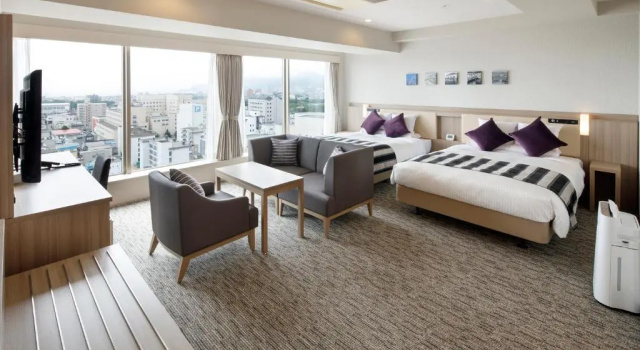 Двухместный номер Deluxe HOTEL MYSTAYS Hakodate Goryokaku