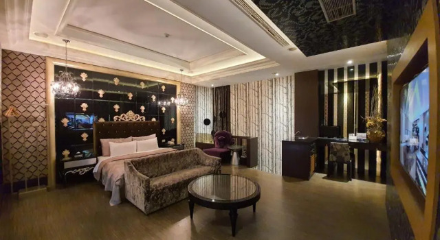 Luksusowy dwuosobowy pokój Jin Sha Motel