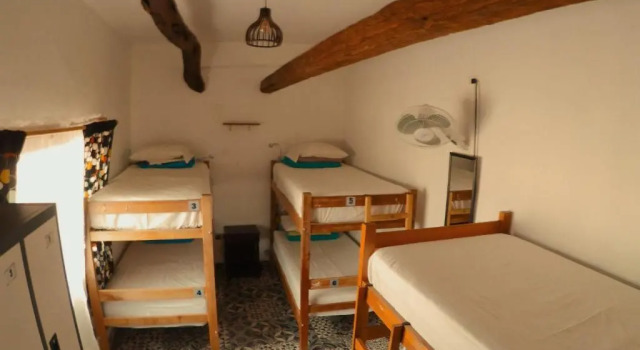 Кровать в общем номере Rey Lagarto Hostel