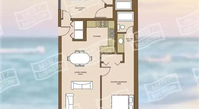 Номер Standard Phoenix I 1037 2 Bedroom Condo