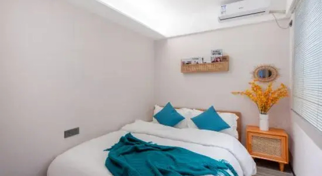 Двухместный люкс с 2 комнатами с балконом и oceanfront Baoli JintinShanwei Bay Dongyue Boyang apartment