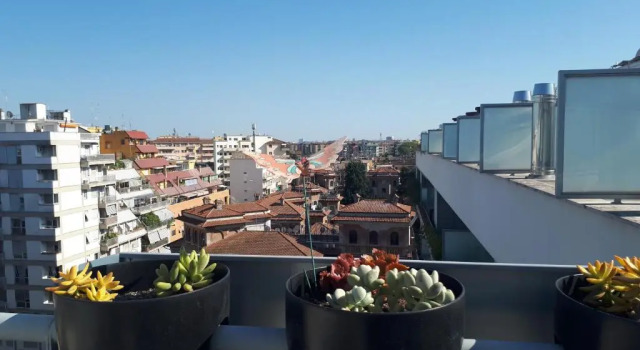 Студия Penthouse 40 in Trastevere with a huge Terrace