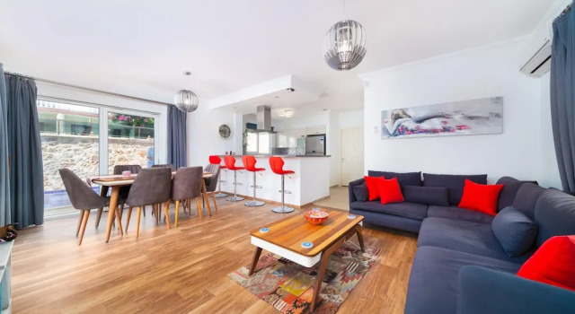 Villa With 5 Bedrooms in Kalkan, With Wonderful sea View, Private Pool, Terrace