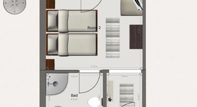 Двухместный номер Standard Haus Alpenblick Mölltal