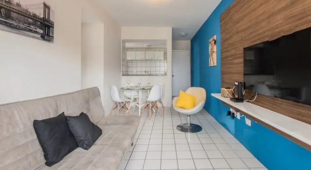Апартаменты Classic PIP201 Cozy flat in Boa Viagem 4 people.