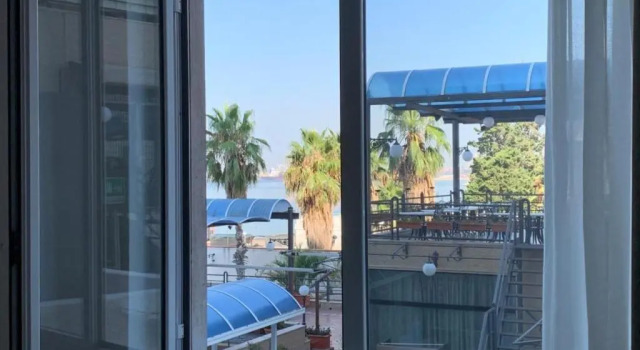 Deluxe Kahden hengen huone merinäköala Hotel Virgilio